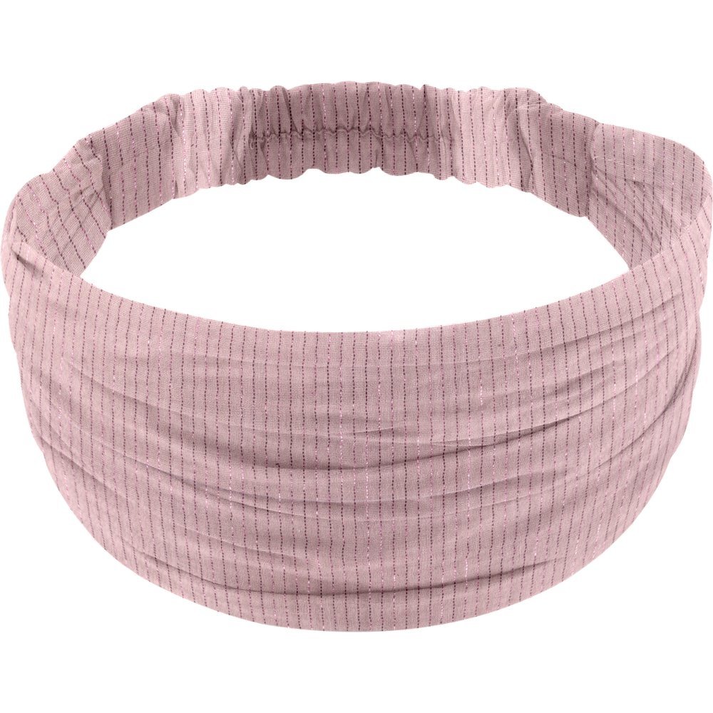 Headscarf headband- child size gaze lurex rose