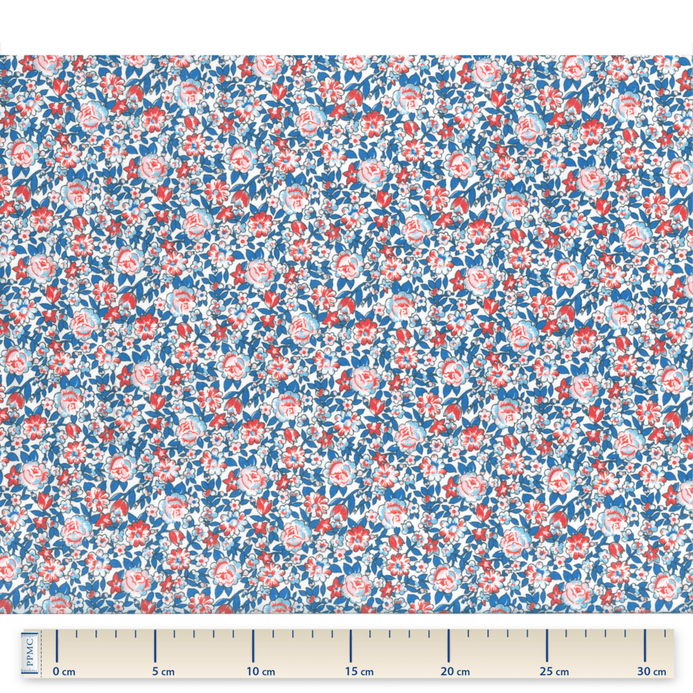 Cotton fabric flowered london