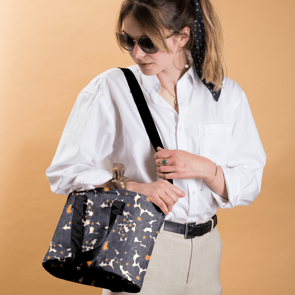 Cooler bag pensées marines