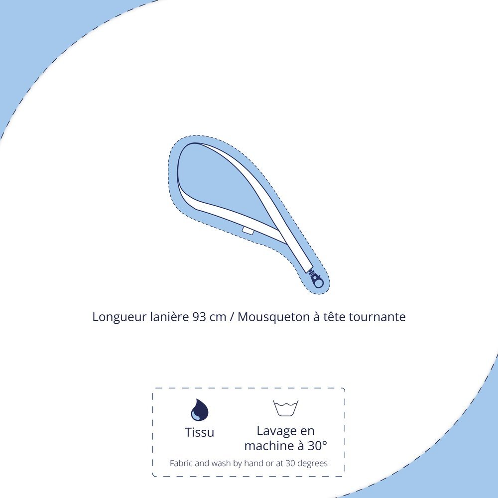 Lanyard necklace leopard