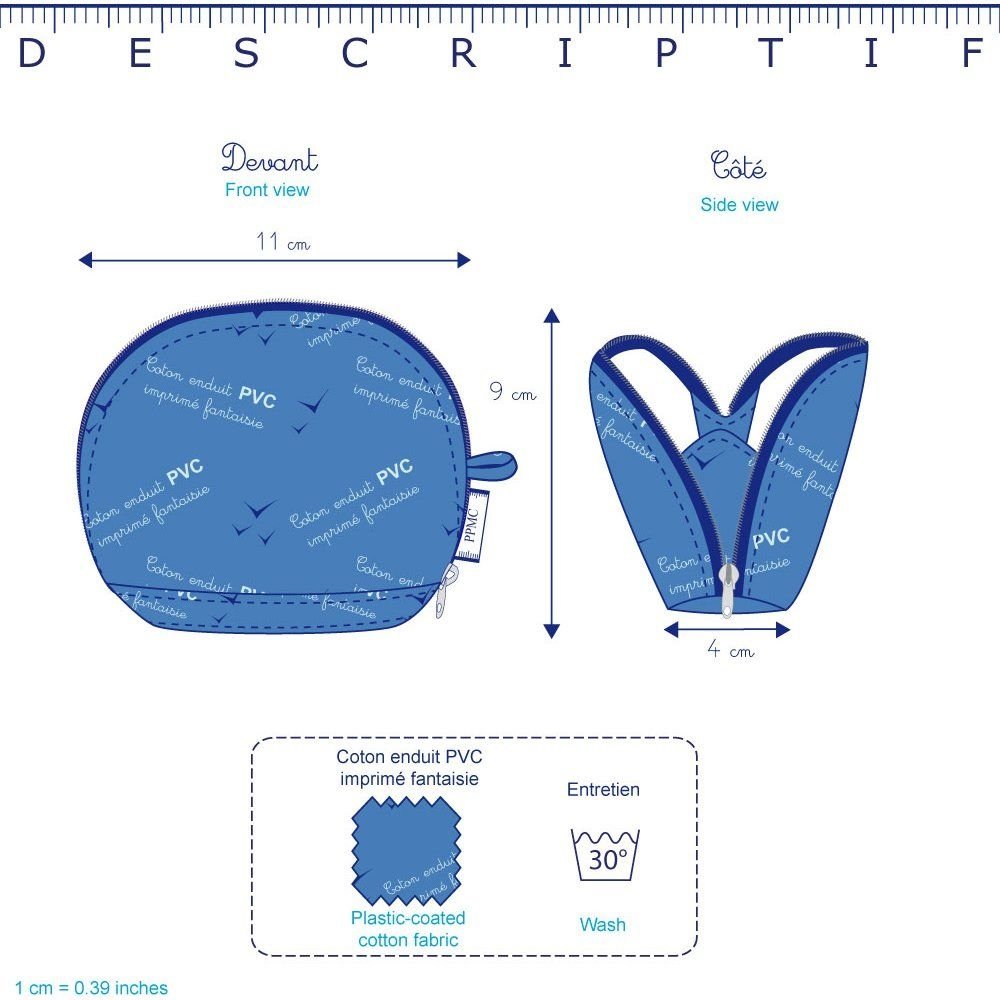 gusset coin purse wolf of the woods