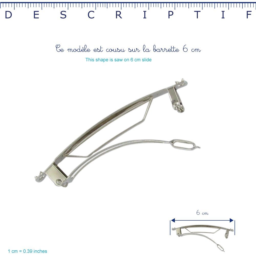 Bow tie hair slide fuschia