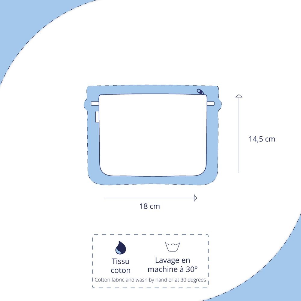 Tiny coton clutch bag tapis rouge