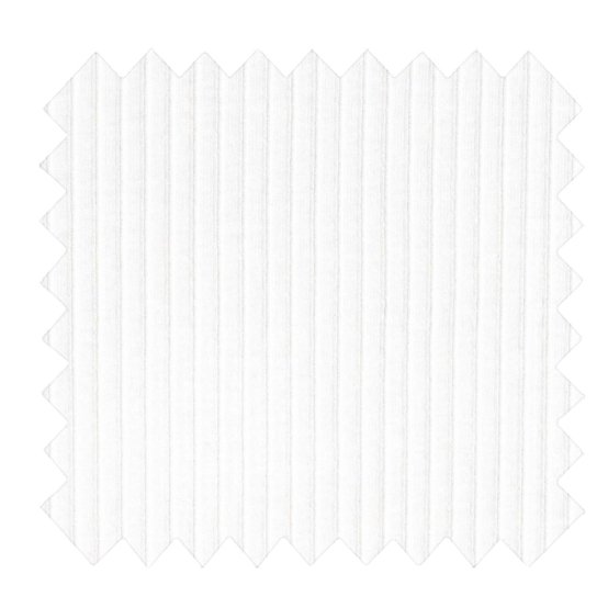 Jersey fabric white ribbed jersey