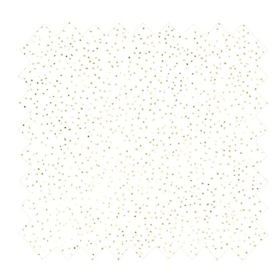 Cotton fabric white sequined