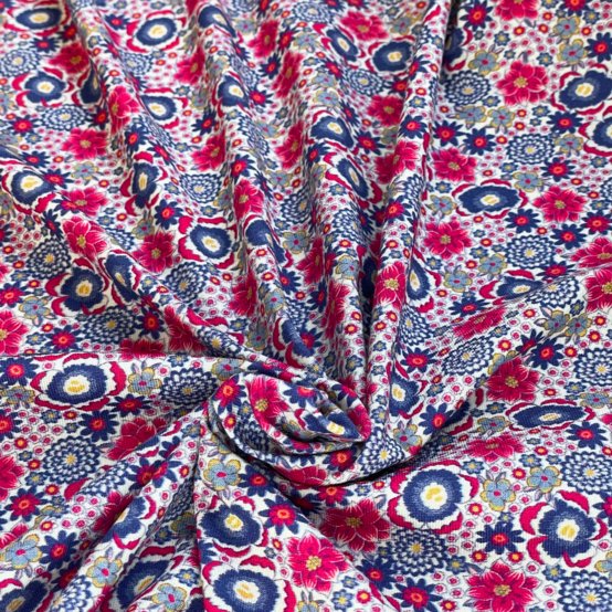 Jersey fabric lavandula fuchsia