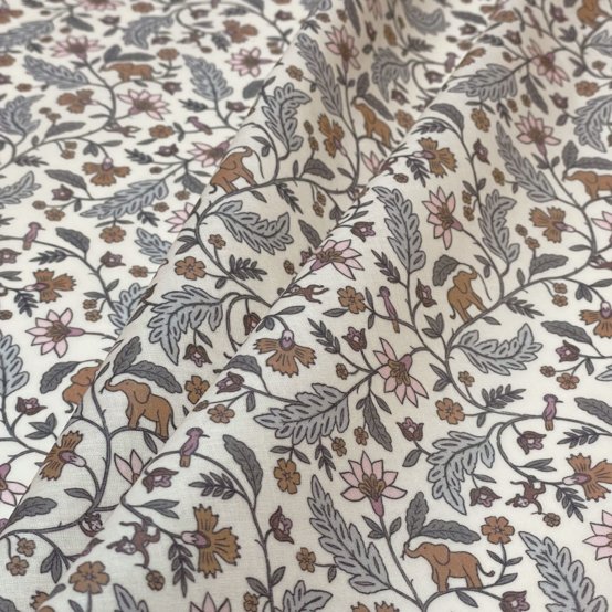 Coated fabric rêve de jasmin