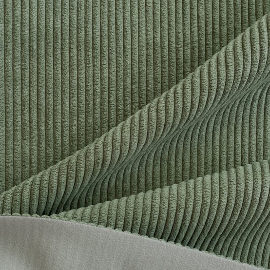 Velvet fabrics khaki large corduroy