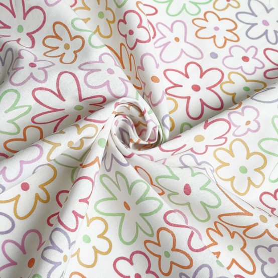 Cotton fabric ex2600 tangy bloom