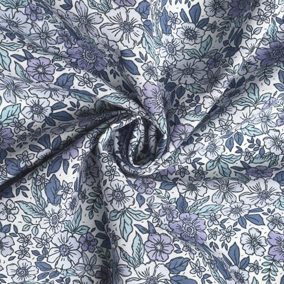 Cotton fabric ex2602 frosty garden
