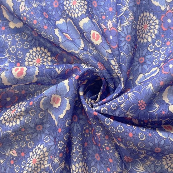 Cotton veil fabric lavandula