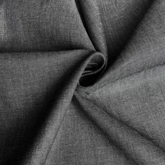 Cotton fabric black denim