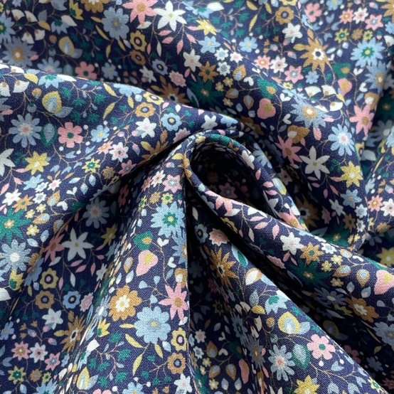 Cotton fabric seventies