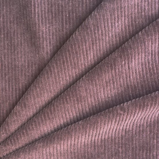 Velvet fabrics plum corduroy
