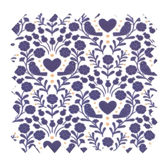 Jersey fabric scandinavia bleu