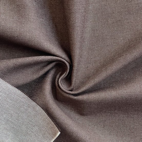 Cotton canvas fabric chocolate denim