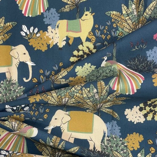 Cotton fabric eden indien
