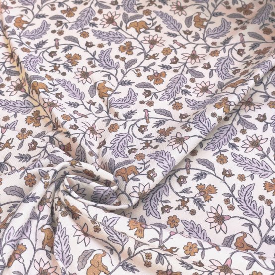 Jersey fabric rêve de jasmin