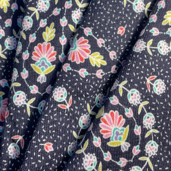 Jersey fabric bleudana