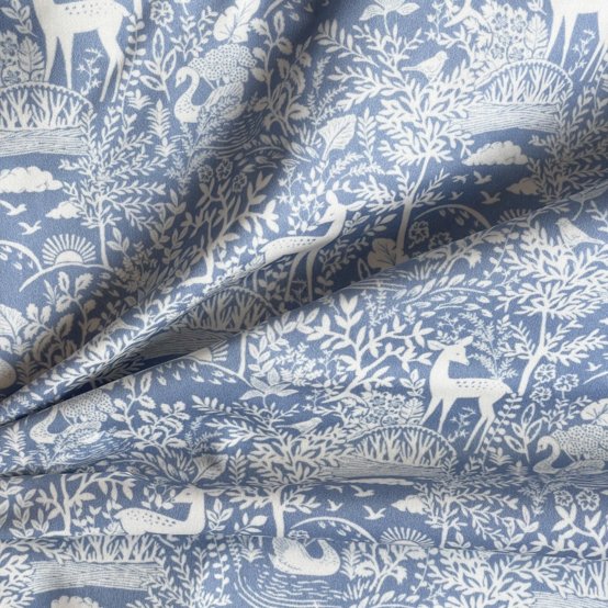 Coated fabric toile de biche