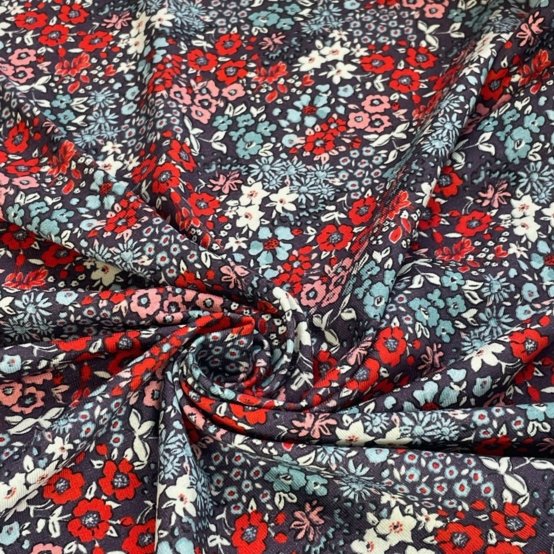 Jersey fabric jardin d'aurore