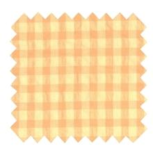 Cotton fabric ex2532 peach yellow seersucker gingham