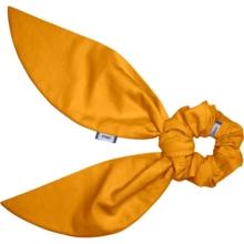 Short tail scrunchie ochre