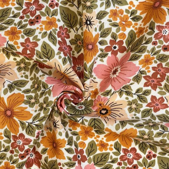 Cotton fabric ex2550 vintage hellebore