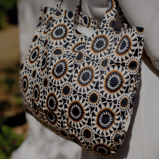 Foldable tote bag attrape soleil