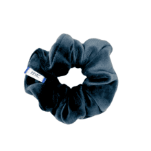 Small scrunchie navy velvet