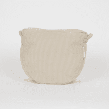 Base small bag without shoulder strap beige corduroy