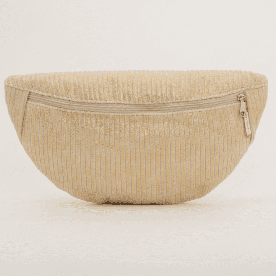 Banana bag gold large corduroy