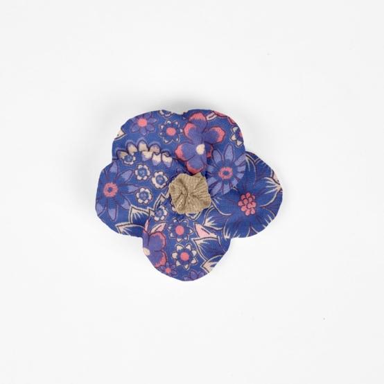 Flower petal hair slide small  lavandula