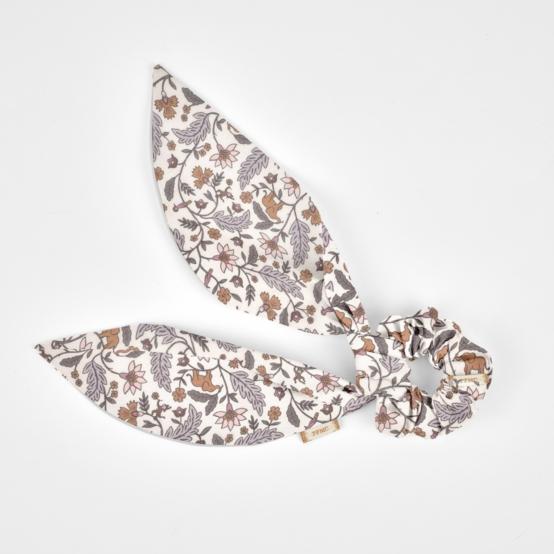 Short tail scrunchie rêve de jasmin