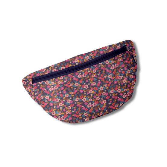 Small banana bag hippie fleurie