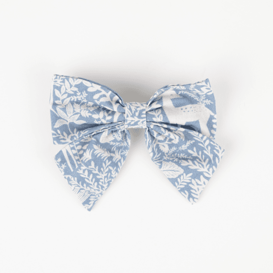 Bow tie hair slide toile de biche
