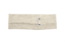 Stretch jersey headband  beige chiné