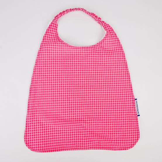 Elastic napkin child neon pink gingham