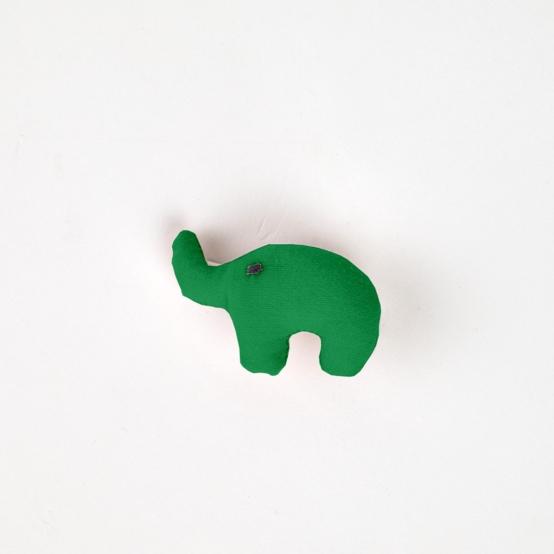 Elephant clip bright green