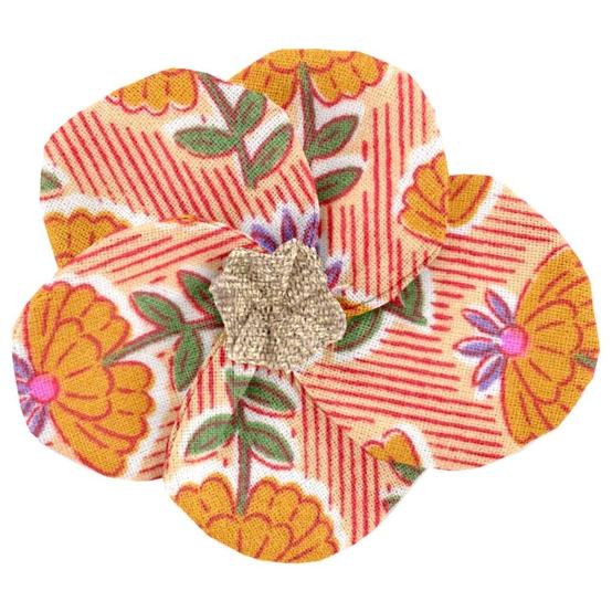 Flower petal hair slide small  shanti