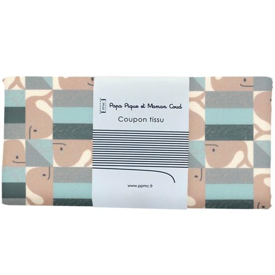 1 m fabric coupon ex2541 green whale