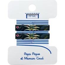 Petite barrette croco cr074