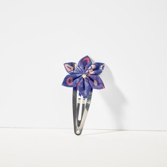 Star flower hairclip lavandula