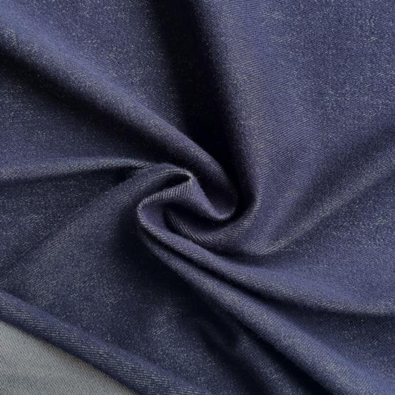 Jersey fabric raw denim