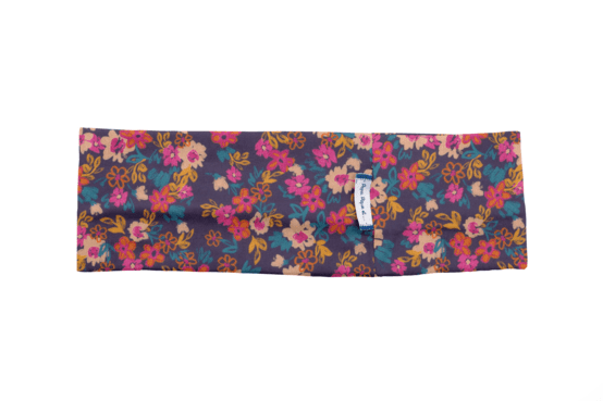 Stretch jersey headband  hippie fleurie