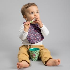 Bib - Baby size romance fleurie