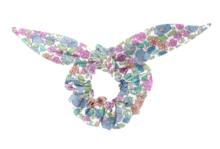 Bunny ear Scrunchie pastel fleuri