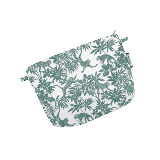 Tiny coton clutch bag jungle vintage