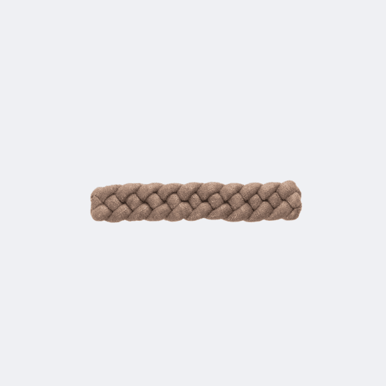 Plait hair slide copper linen