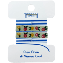 Petite barrette croco agrumes pop